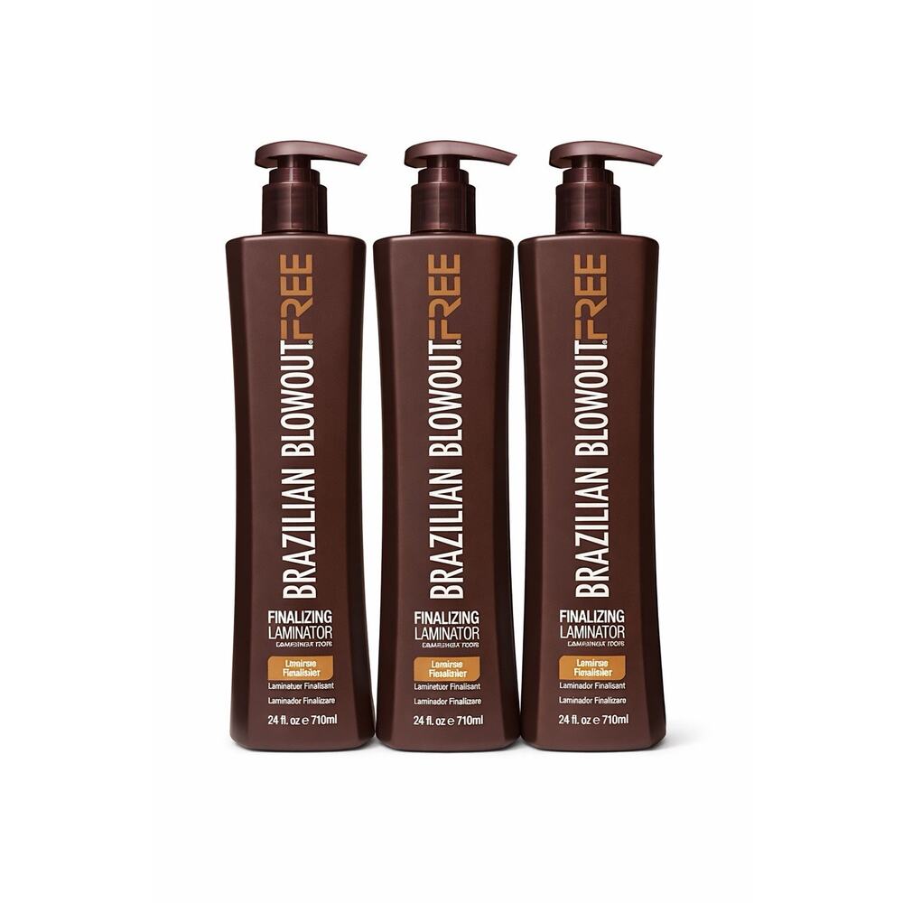 Brazilian Blowout FREE Finalizing Laminator 24 Fl oz 3 Pack Coarse Hair